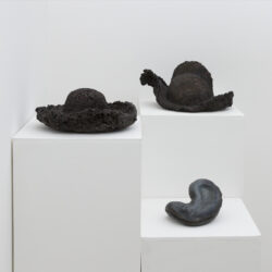 Cast lava conquistador helmet, sombrero and stomach. img 7002 medium res