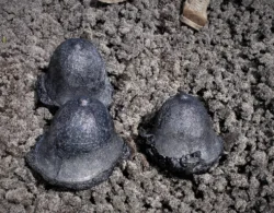 Cast lava helmets